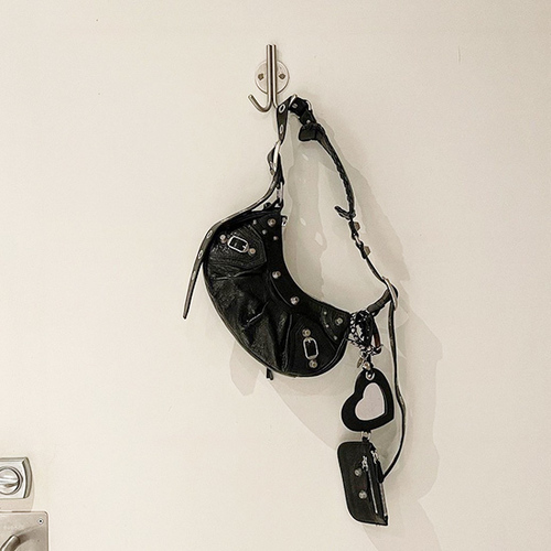 발렌시아가 르카골 숄더백 미니 XS 블랙