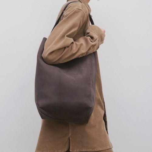 sale* 더로우 파크백 라지 스웨이드 누벅 우드 브라운