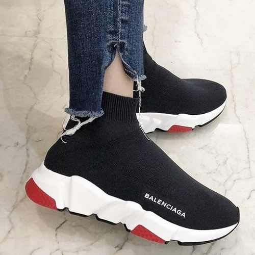 바로배송* 발렌시아가 스피드러너 브레드 검빨 mens 39 size (240mm)