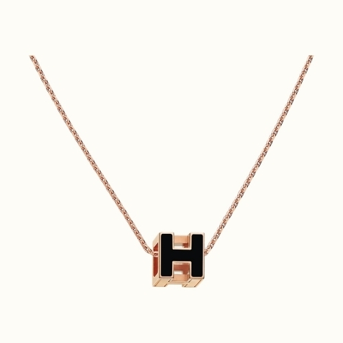 에르메스 케이지 dH 펜던트 목걸이 골드 로즈골드 실버 3co