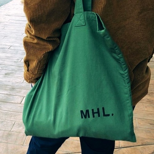 MHL 마가렛호웰 로고 에코백 5co
