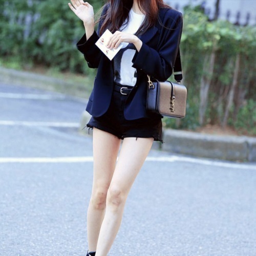 sale* 생로랑 모노그램 유니버시티백 블랙