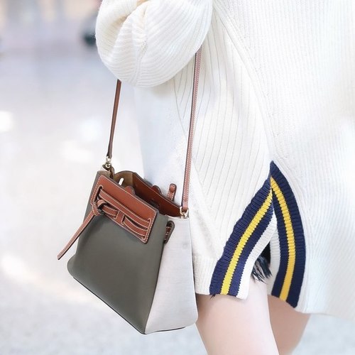 sale* 로에베 라조백 미니 카키 린넨