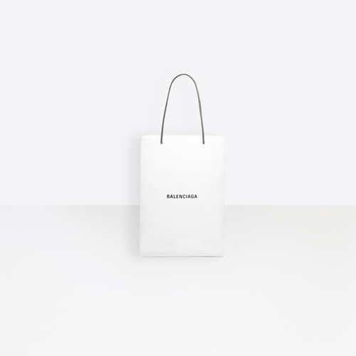 sale* 발렌시아가 노스사우스 레더 쇼핑백 미듐 화이트