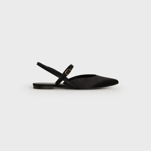sale* 셀린느 샤프 플랫 슬링백 블랙