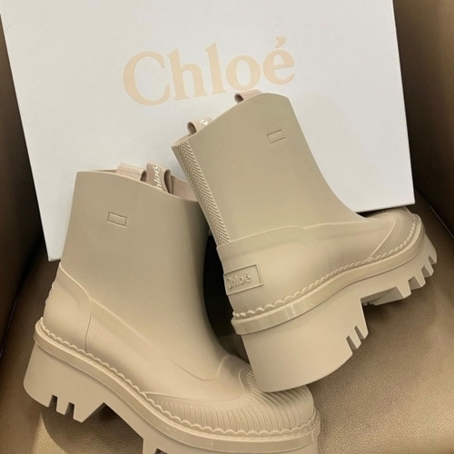 sale* 끌로에 raina 레인부츠 베이지 로즈