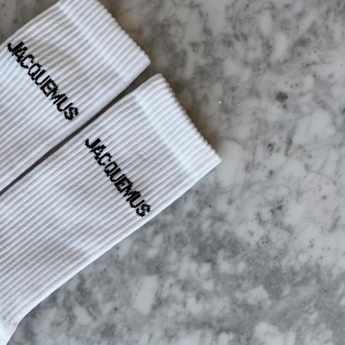 자크뮈스 Les chaussettes Jacquemus 양말 화이트